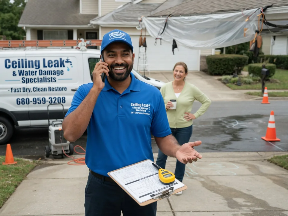 Ceiling Leak Cleanup Lickingville, PA FAQs